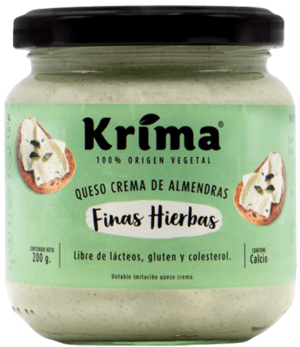 Queso crema de almendras finas hierbas 200g