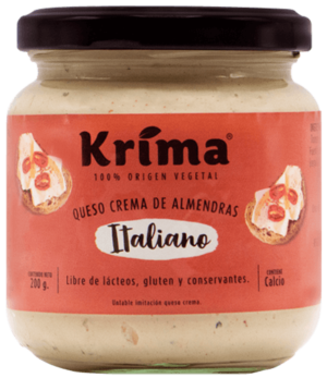 Queso crema de almendras italiano 200g